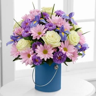 The Color Your Day Tranquility Bouquet