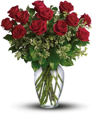 Always on My Mind PM - Long Stemmed Red Roses