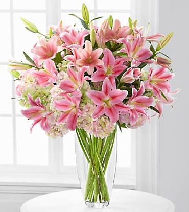 Intrigue Luxury Lily & Hydrangea Bouquet