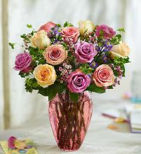 Rose Lovers Bouquet  Long Stem Assorted Roses