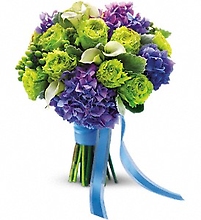 Luxe Lavender and Green Bouquet