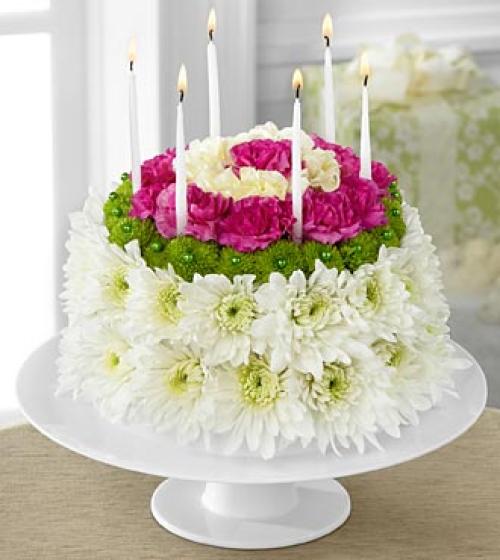 The Wonderful Wishes&trade; Floral Cake
